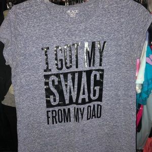 ‘i got my swag from my dad’ tee-shirt